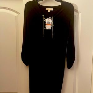 Dinner dress, with Gold chains